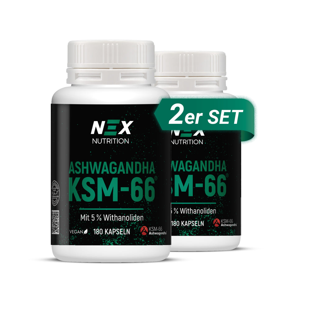 
                      
                        NEX Ashwagandha KSM-66 Kapseln
                      
                    