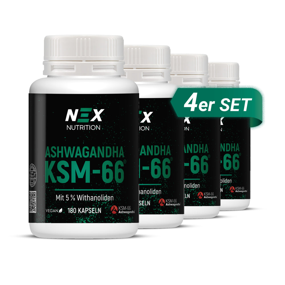 
                      
                        NEX Ashwagandha KSM-66 Kapseln
                      
                    