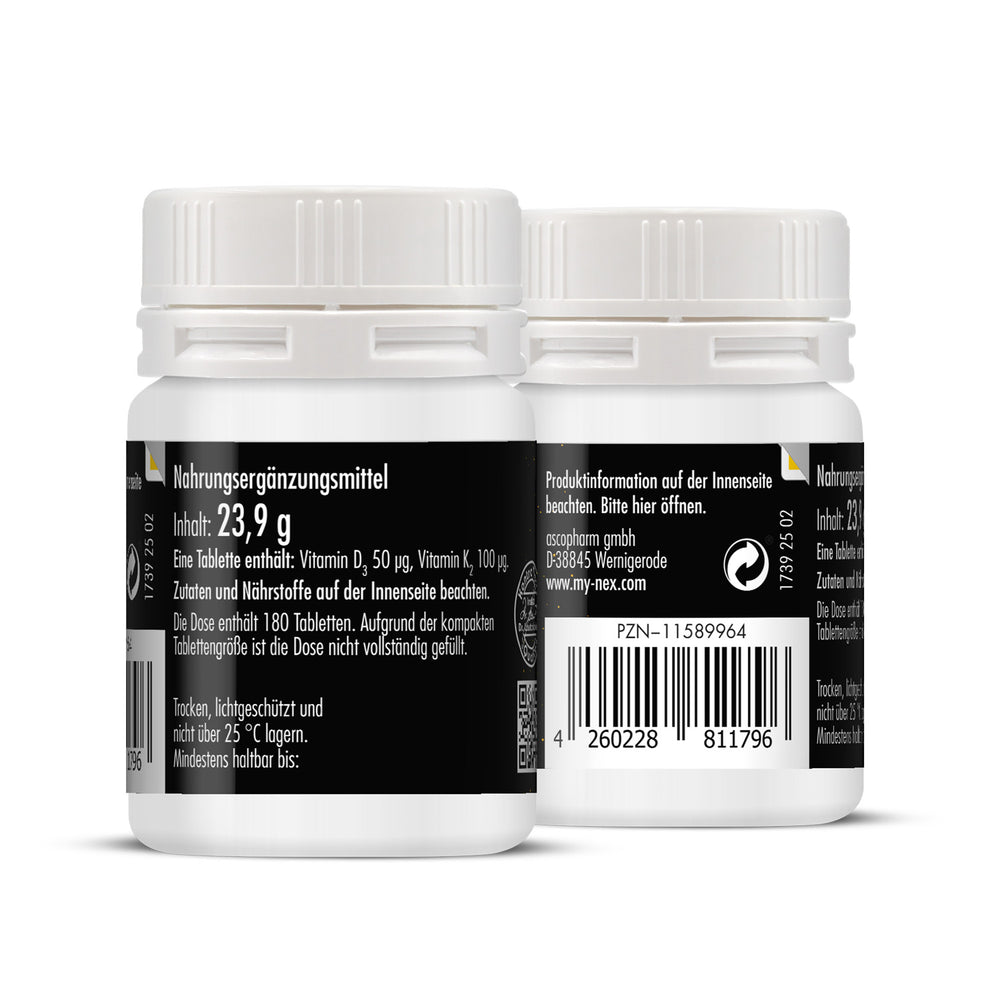 
                      
                        NEX D3 + K2 Tabletten
                      
                    